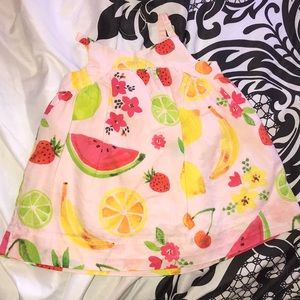 Baby gap girl fruit dress